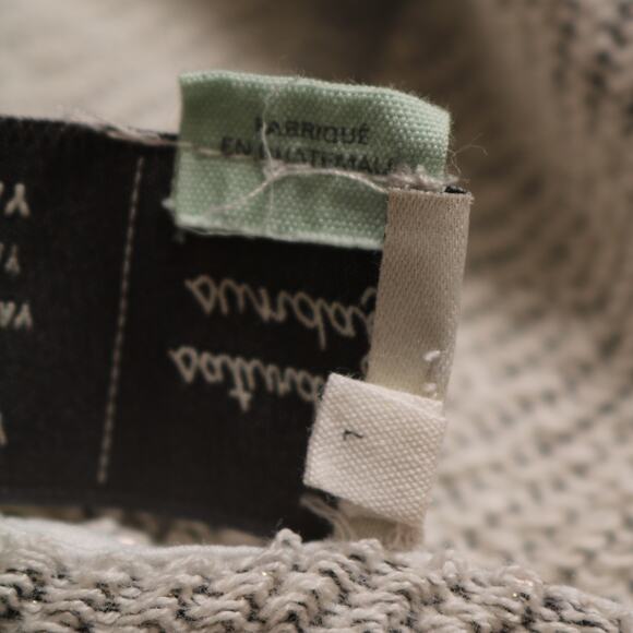 Saturday Sunday Anthropologie Rehearsal Cropped Hoodie Sweatshirt Gray Size L - Picture 7 of 11